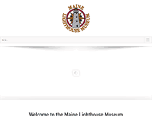 Tablet Screenshot of mainelighthousemuseum.org